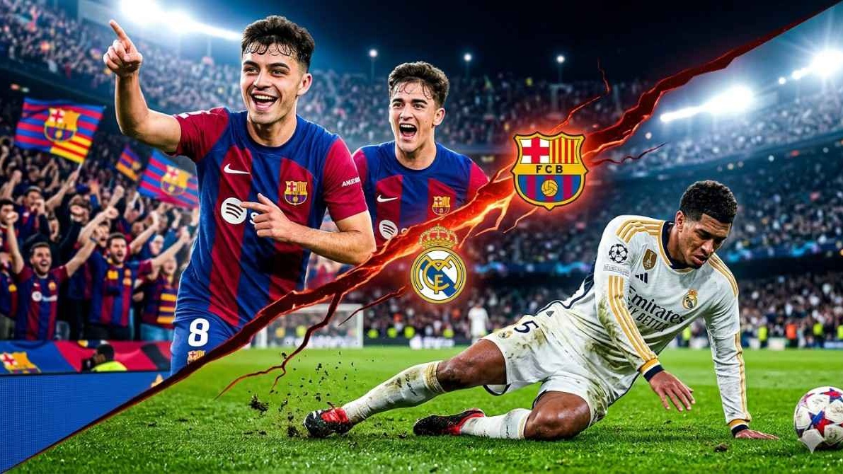 Real Madrid Slip Gives Barcelona Edge in La Liga Race as Flick Eyes Rotation for Catalan Derby 