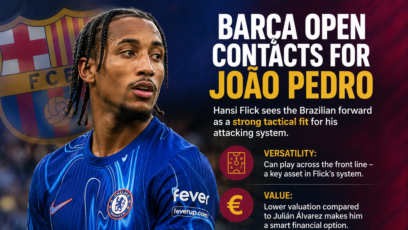 Barcelona Contact Brazilian Forward as Transfer Plans Begin to Accelerate