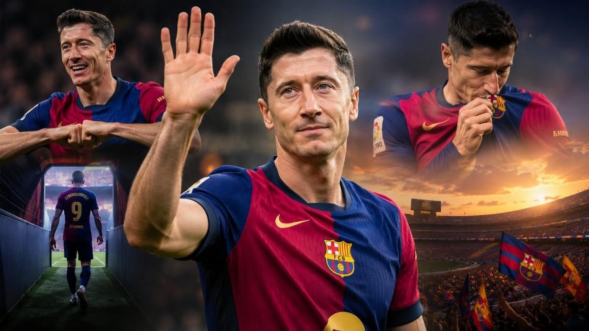 Robert Lewandowski Confirms Barcelona Departure After Four Seasons