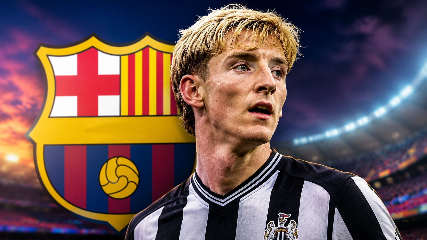 Barcelona Open Surprise Talks for Premier League Star Anthony Gordon