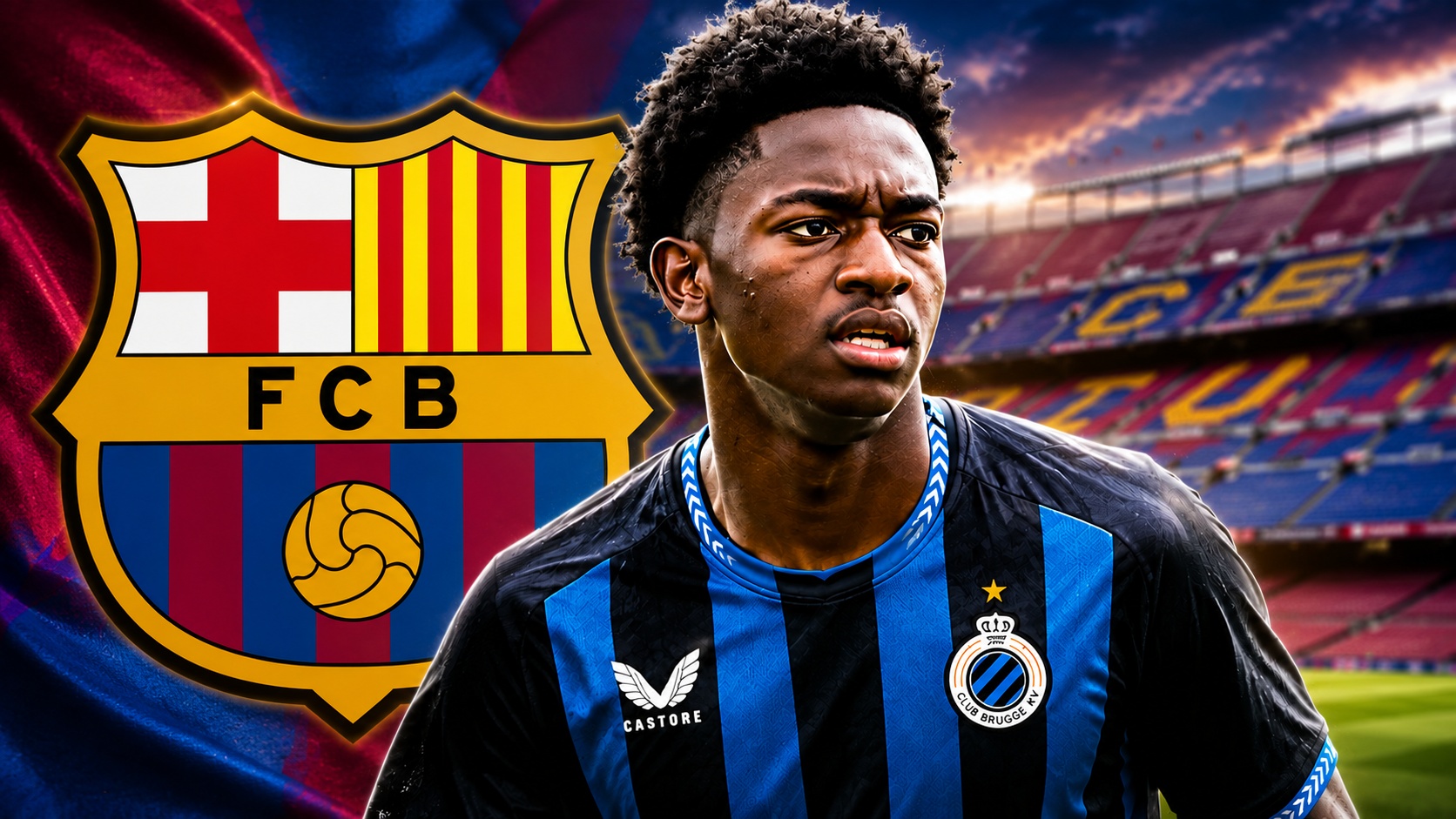 Barcelona Step Up Move for Belgian Wonderkid Jesse Bisiwu